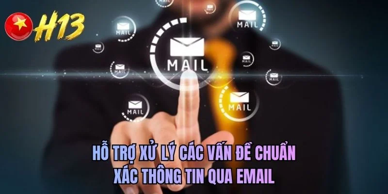 Hỗ trợ xử lý các vấn đề chuẩn xác thông tin qua email